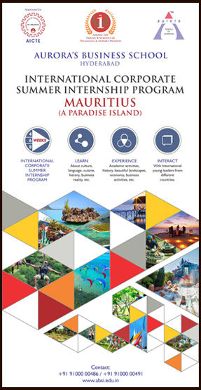 International Corporate Summer Internship Program MAURITIUS